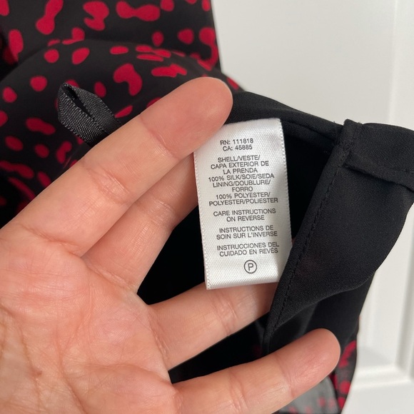 Michael Michael Kors red and black polka dot blouse - Picture 3 of 4